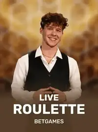 Live Roulette roulette dealer in black, Elitespin game