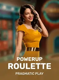 PowerUp Roulette dealer in a yellow dress, Elitespin Casino game