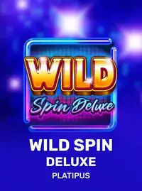 Wild Spin Deluxe neon wild logo, casino Elitespin online game